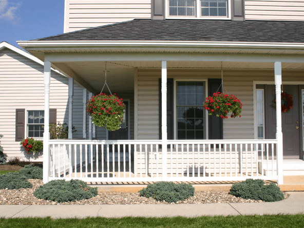 classic porch post