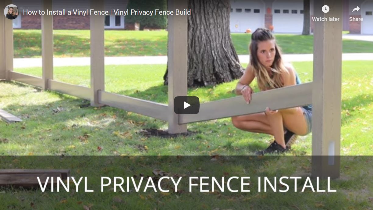 Installing Your Own Vinyl Privacy Fence